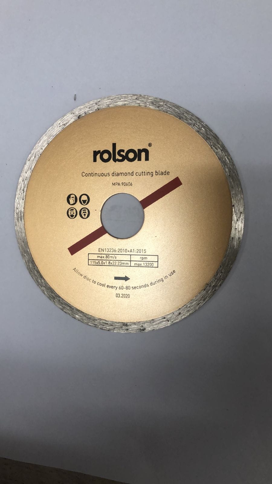 ROLSON Tile Cutting Disc 4.5 Inches  SEG - ROL24394 CHMEGA