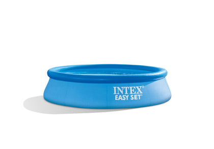 Intex Easy Set Pool 8ft X 24in: Constructed with puncture-resistant 3-ply material - 28106