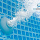 Intex Prism Frame Pool 15ft X 48in: Dual suction outlet fittings – improve water circulation resulting in better water hygiene and clarity - 26725 ebuystt
