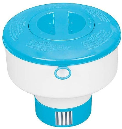 INTEX  7 inch Floating Chemical Dispenser: It is essential to put chemicals in the pool to prevent the water from being contaminated and cause disease - 29041