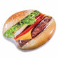 INTEX  Juicy Hamburger Float: Realistic printing and equipped with 2 heavy duty handles for safety - 58780 ebuystt