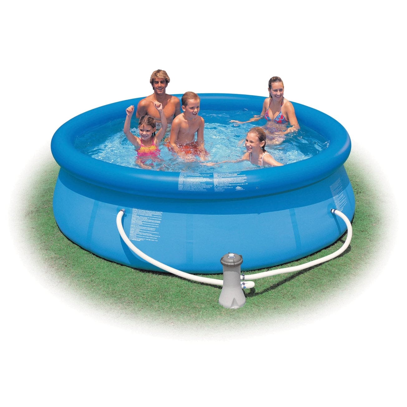 Intex Easy Set 10ft X 30in With Pump: Water capacity: 1,018 gallons (80%) - 28121 ebuystt