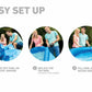 Intex Easy Set 10ft X 30in With Pump: Water capacity: 1,018 gallons (80%) - 28121 ebuystt