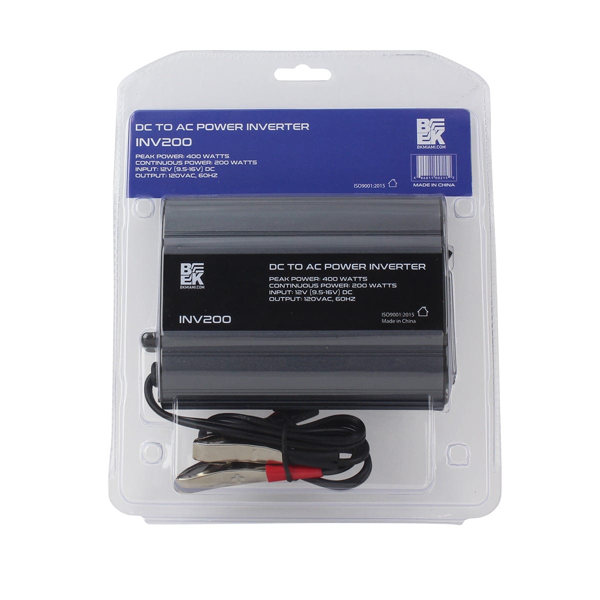 DC to AC Power Inverter 400 Watts Peak Power  This portable inverter enables users to charge various devices, such as smart phones, tablets, etc-INV200 Hannah's Variety Store