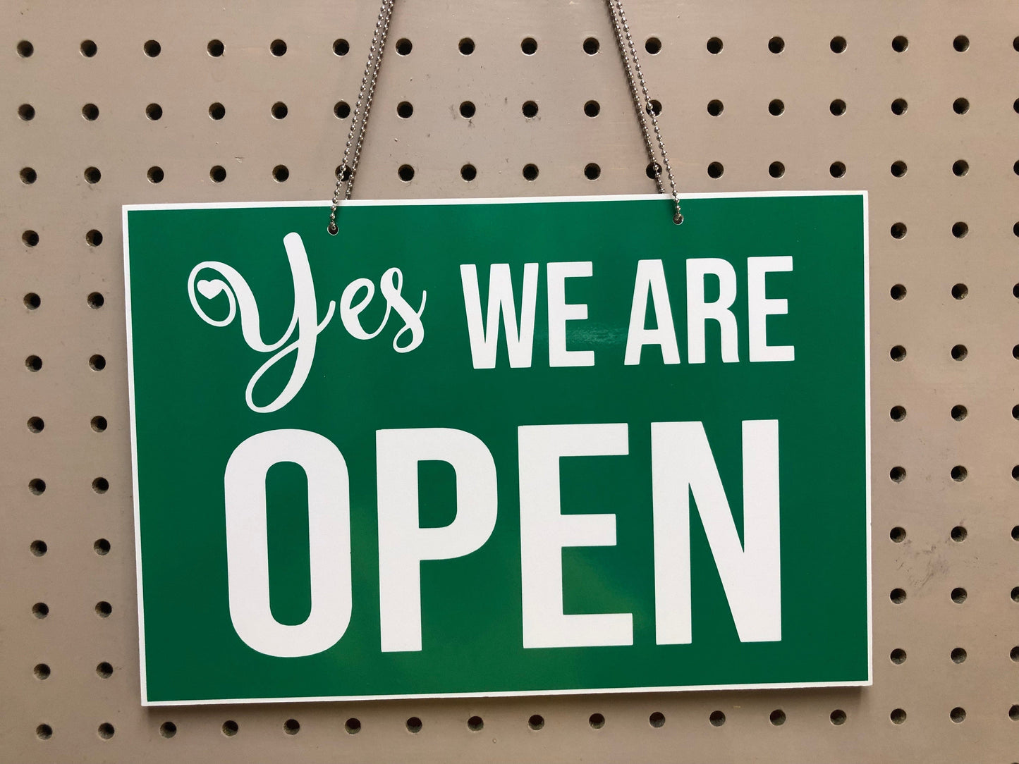 PVC Double sided sign digital print with UV solvent ink and supplied with suction cup. Ideally for  glass door or window of a Business- S810 ebuystt