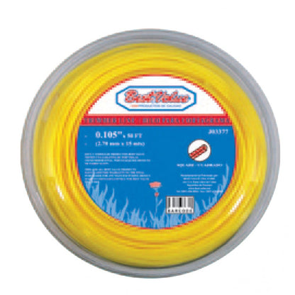 BEST VALUE NYLON TRIMMER LINE 080" X 50' RD - J03380 Pie's Variety Store
