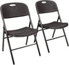 Basics Folding Plastic Chair, 350-Pound Capacity, Black, / 814832 Lifetime