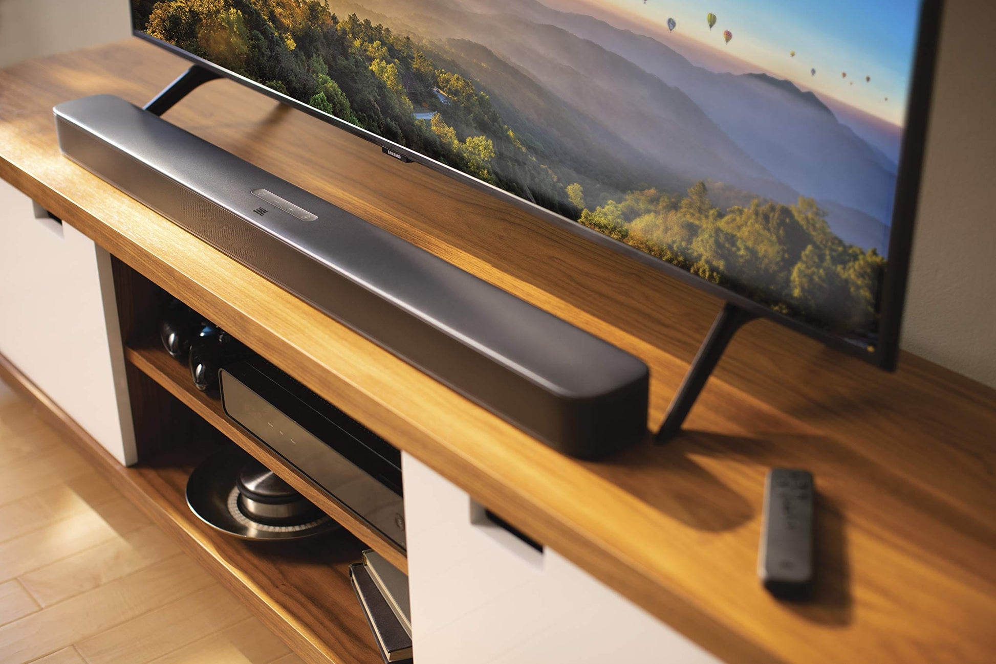 JBL Bar 2.1 Deep Bass 2.1 channel soundbar with wireless subwoofer Your movies and music have never sounded so good.JBL Surround Sound instantly brings movies, games, sports and music to life - JBLBAR2.1 Hannah's Variety Store
