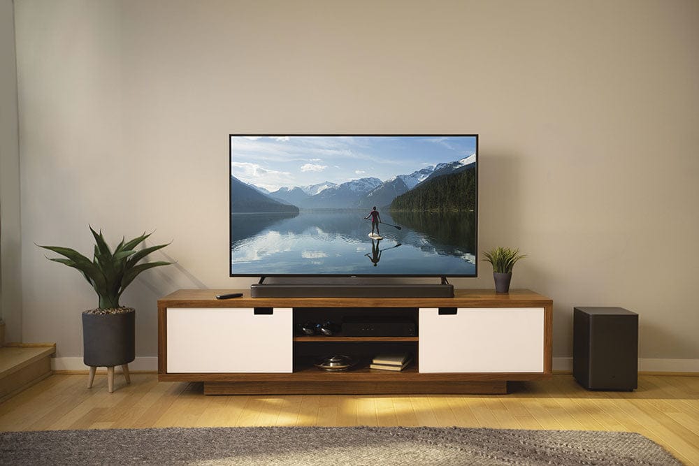 JBL Bar 2.1 Deep Bass 2.1 channel soundbar with wireless subwoofer Your movies and music have never sounded so good.JBL Surround Sound instantly brings movies, games, sports and music to life - JBLBAR2.1 Hannah's Variety Store