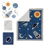 LAMBS & IVY  Milky Way 4pc Crib Bedding Set This nursery baby crib bedding collection is perfect for any little astronaut baby boy or girl. LAMBS&IVY-3004 | Model# 730004V