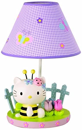 Lambs & Ivy Hello Kitty & Friends Lamp: Lamp Base and Shade includes an energy efficient light bulb - 23024B