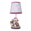 LAMBS & IVY  Lamp W/shade Lavender Woods: Tootsie back includes a coordinating shade and energy efficient light bulb - 233024B