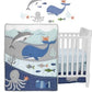 Lambs & Ivy Ocean Blue 4pc Crib Bedding Set Approved by kids. As mothers, we want the best for our young dreamers. Each design is carefully crafted to be soft, comfortable, durable, and easy to care for -LAMBS&IVY-880 | Model# 880004V ebuystt