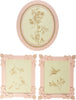 Lambs & Ivy Wall Decor 3pc Little Princess: Perfect combination of a petal pink canvas with intricate embroidery details accented - 528012