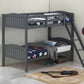 Littleton Twin/Twin Bunk Bed With Ladder Grey - 405053GRY A-Z Store Nadia