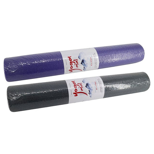Yoga Mat - 61 CM x 173 CM, Two Colors, Comfortable, Soft, Light Weight, Easy To Clean - LE0051 MEGA