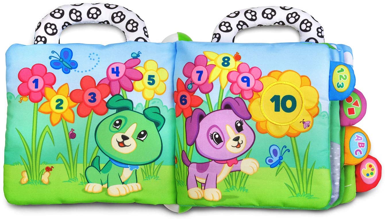 LEAP FROG  My First Scout Book:  Introduce your little one to numbers, letters, colors, and shapes when you press the light button - 607203 ebuystt