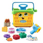 LEAP FROG Count Along Basket & Scanner:  Count-Along Basket & Scanner featuring play food, shopping lists, and an interactive scanner that recognizes each food piece - 614203 ebuystt
