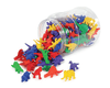 LEARNING RESOURCES  Mini Dino Counters 108 pieces: These prehistoric creatures make perfect party favors for your dinosaur loving kids - LER0710