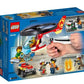 GTBW  Lego City Fire Helicopter Response 93pcs: Kids can enjoy role-play fun with 3 minifigures, including a worker with a cool welding mask, a firefighter helicopter pilot and LEGO City TV hero fire chief Freya McCloud -  60248 ebuystt