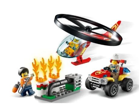 GTBW  Lego City Fire Helicopter Response 93pcs: Kids can enjoy role-play fun with 3 minifigures, including a worker with a cool welding mask, a firefighter helicopter pilot and LEGO City TV hero fire chief Freya McCloud -  60248 ebuystt