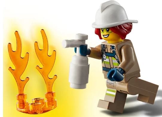 GTBW  Lego City Fire Helicopter Response 93pcs: Kids can enjoy role-play fun with 3 minifigures, including a worker with a cool welding mask, a firefighter helicopter pilot and LEGO City TV hero fire chief Freya McCloud -  60248