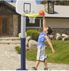 LITTLE TIKES Adjust & Jam Pro: Kids can get their game on with the Adjust 'n Jam Pro basketball set! This basketball set adjusts to the perfect height for your toddler - 638206