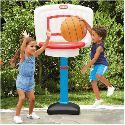 LITTLE TIKES  Totally Huge Sports Basketball Set: Go big, go team, and have larger-than-life fun playing basketball - 659898