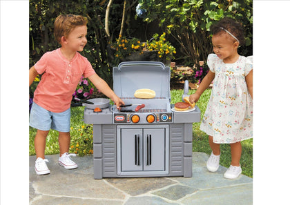 LITTLE TIKES  Cook N Grow Bbq Grill: Anytime is grillin' time with this toy grill barbeque set - 633904