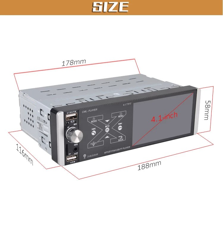 CAR SMART AI VOICE PLAYER  The panel is made of raw materials, which is tough and durable, and the appearance is comfortable. The hardware uses thickened heat sinks, which dissipates heat quickly and is beautiful in design-CML-PLAY10 Hannah's Variety Store