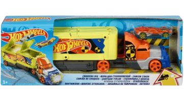 Hotwheels Smashin: Great toy truck for developing motor skills and fueling storytelling fun - MATTEL-GCK39