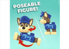 MATTEL Paw Patrol Buildable Vehicle Playset: Put Chase on the case in his buildable 2-in-1 City Police Cruise - GYJ00