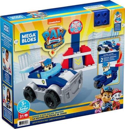 MATTEL Paw Patrol Buildable Vehicle Playset: Put Chase on the case in his buildable 2-in-1 City Police Cruise - GYJ00