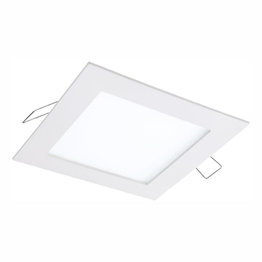 Westinghouse 4,6,8 Inch Square White Integrated Recessed LED Panels,320,720,1200 Lumens, 100-265 Volts MES