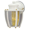 Westinghouse 1 Light Outdoor Wall Lantern with Clear Curved Glass,66962