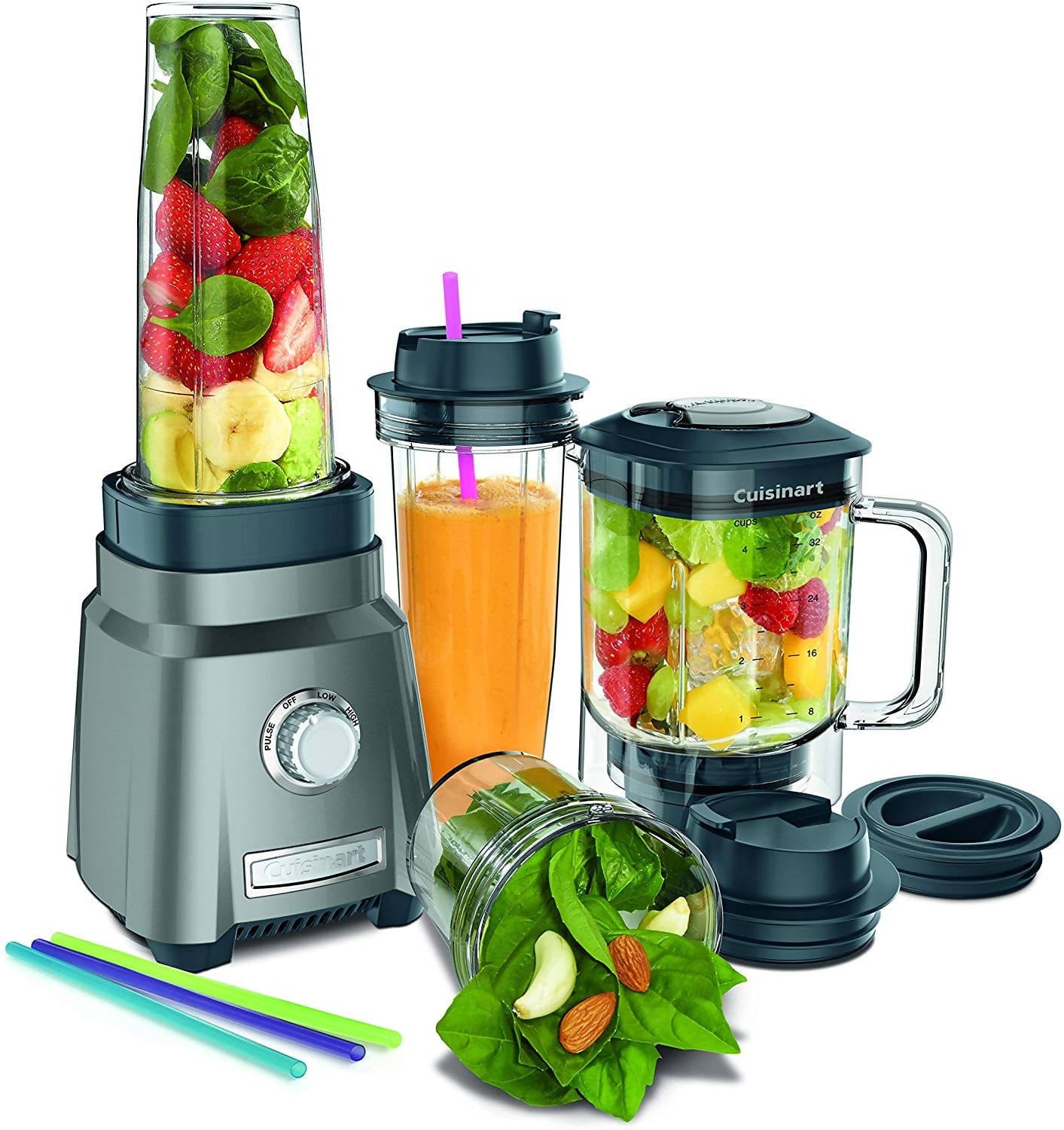 Hurricane Compact Juicing Blender (Gunmetal) Cuisinart - CU-CPB-380 Pie's Variety Store