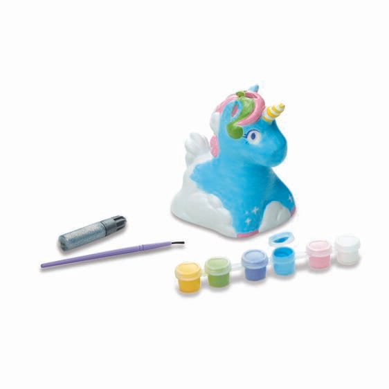 MELISSA & DOUG Created By Me Unicorn Bank: Saving money is fun with this magical unicorn! The all-inclusive craft kit includes a resin unicorn bank - 30119 ebuystt
