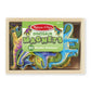 Melissa & Doug 20pc Dinosaur Magnet Set: Bright colors add excitement to this dino collection contained in a convenient wooden case - 0476 ebuystt