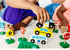 MELISSA & DOUG Wooden Vehicles & Traffic Signs: Car-loving kids will find everything they need to set up a busy street or add to train sets and blocks - 3177