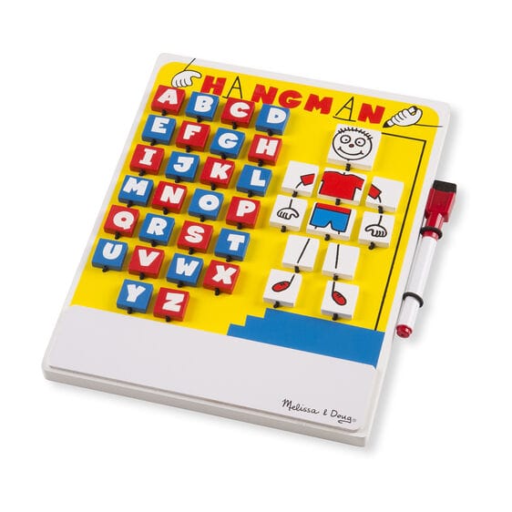 MELISSA & DOUG  Flip To Win Hangman: A classic word game with a twist! Kids will love thinking up words to stump their opponent - M&D-209