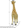 MELISSA & DOUG  Plush Giraffe Life Like: Over four feet tall, this gentle giant brings a touch of the exotic into any environment - 2106