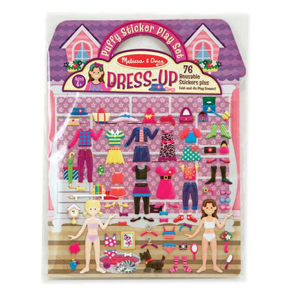 MELISSA & DOUG  Puffy Sticker Play Set Dress Up: It's a puffy sticker collection and dress-up sticker activity book in one - 2195