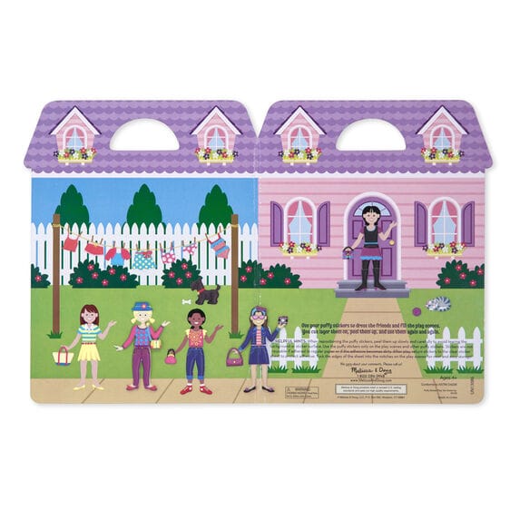 MELISSA & DOUG  Puffy Sticker Play Set Dress Up: It's a puffy sticker collection and dress-up sticker activity book in one - 2195 ebuystt