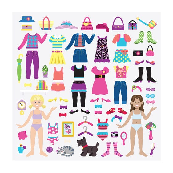 MELISSA & DOUG  Puffy Sticker Play Set Dress Up: It's a puffy sticker collection and dress-up sticker activity book in one - 2195 ebuystt