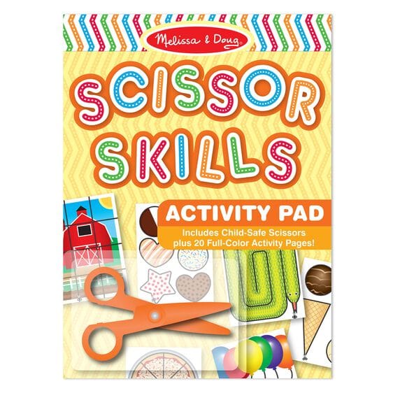 MELISSA & DOUG  Activity Pad Scissor Skill: Kids love to cut with scissors--as you can see by the trail of scraps often left in their wake - 2304 ebuystt