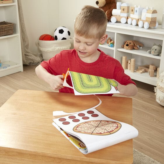 MELISSA & DOUG  Activity Pad Scissor Skill: Kids love to cut with scissors--as you can see by the trail of scraps often left in their wake - 2304 ebuystt