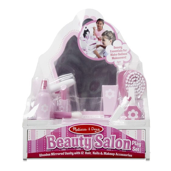 MELISSA & DOUG  Vanity Play Set: Add glamour and style to playtime with these wooden beauty essentials for make-believe makeovers - 3026 ebuystt