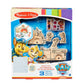 MELISSA & DOUG Paw Patrol Wooden Craft Kit Vehicles: Chase and his police car, Marshall and his fire engine, and Skye and her helicopter with paint and shiny foil stickers - 33266 ebuystt