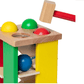 MELISSA & DOUG Pound And Roll Tower: Features brightly colored and smoothly sanded pieces that help children build early shape, color, and size-differentiation skills - 3559 ebuystt