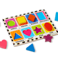 MELISSA & DOUG Puzzle Chunky Shapes: Encourages hand-eye coordination, fine motor skills and visual perception skills - M&D-3730 ebuystt